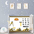 Construction Vehicle Baby Monthly Milestone Blanket, 48x40in Hard Hat Tool Hammer Blanket Soft Flannel for Nursery Newborn Gift Baby Shower,Baby G...