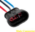 HYAT 3 Sets Car Waterproof Electrical Connector,18 AWG 3 pin Plug Auto Electrical Wire Connectors Marine for Car, Truck, Boat, and Other Wire Conn...