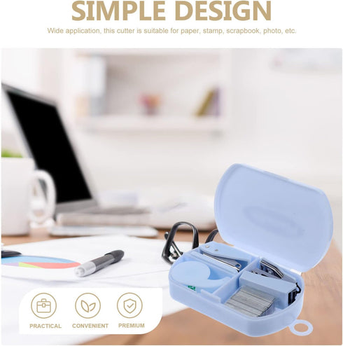 STOBOK 1 Set Hand Tool Box Mini Tape Dispenser Office Staples Hole Puncher Document Stapler Tiny Stapler Heavy-duty Staplers Stapler and Tape Disp...