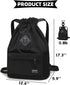 Peicees Waterproof Drawstring Sport Bag Lightweight Sackpack Backpack for Men and Women...