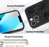 MZELQ for iPhone 13 Case, Silicone Black Floral Flowers Cute Pattern, Magnetic Compatible with MagSafe Sunflowers Camera Protection Phone Case...
