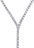 2 Pieces Rhinestone Tassel Choker Necklace Multi-Layer Wide Collar Necklaces Tassel Chain Necklaces for Women Girls Favor...