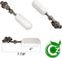 PVC Mini Float Valve with Adjustable Arm • 1/2" Vinyl Tubing RO Reverse Osmosis Supply Line for Ponds, Chickens, Livestock Water Trough, Aquariums...