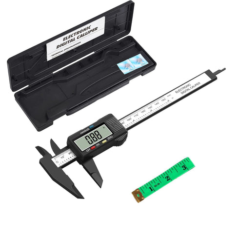 HDLNAK Digital Vernier Caliper,0-6" Calipers Measuring Tool - Electronic Micrometer Caliper, Auto-Off Feature, Inch and Millimeter Conversion + 1 ...