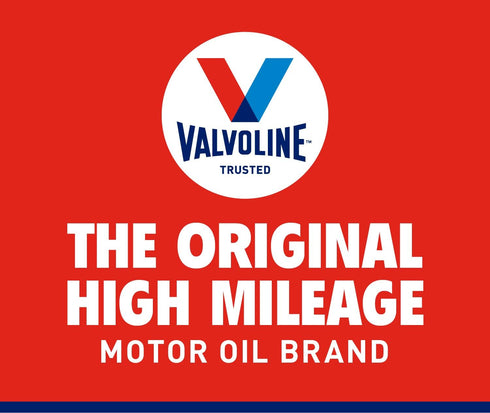 Valvoline High Mileage with MaxLife Technology SAE 5W-30 Synthetic Blend Motor Oil 5 QT...