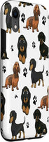 iPhone XR Dachshund Case Funny Gift for Cute Dog Lovers Case...