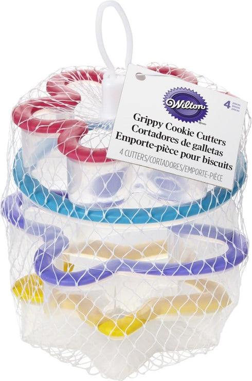 Wilton 4-Piece Comfort Grip Cookie Cutter Set, Assorted...