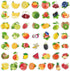 Fruits Stickers|50 Pcs Fruits Waterproof Vinyl Decals for Water Bottles Laptop Refrigerator Luggage Cup Computer Mobile Phone Décor...
