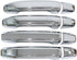 NewYall ABS Plastic Chrome Exterior Door Handle Covers for Sierra Silverado Suburban 1500 2500 3500 Tahoe Yukon 2014-2019 Outer Front Rear Left Dr...