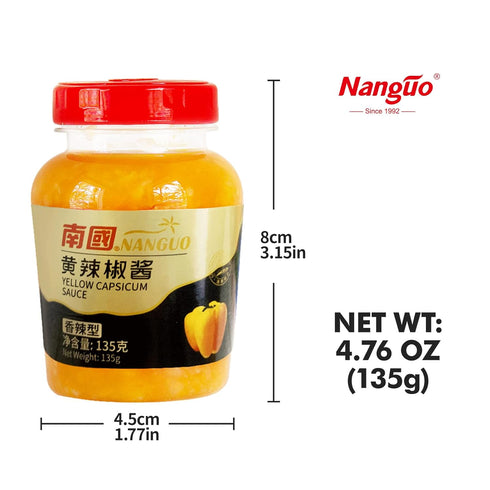 Nanguo Spicy Yellow Pepper Chili Sauce, 4.76 Oz...