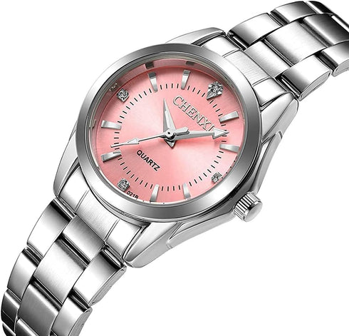 Watches for Women Analog Quartz Silver Stainless Steel Watches Luminous Waterproof Ladies Dress Watch...