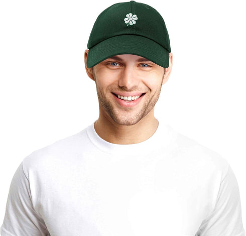 DALIX Four Leaf Clover Hat Baseball Cap St. Patrick's Day Cotton Caps...