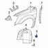 Rexka 100pcs M6.3 Splash Shield Wheel Cover Bumper Cover Retainer Clip Pin Rivet for Jeep Dodge Ram Chrysler 6501916 GM 22547243...