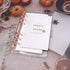 Clear A6 Binder Cover Rose Gold 6 Ring Budget Binders Snap Button Closure Loose Leaf Folders Refillable Soft Notebook Shell Protector(Rose Gold)...