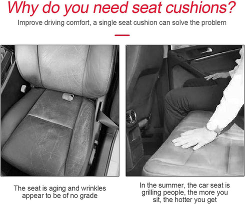 Moly Magnolia Leather Car Seat Cover/Protector, Car Seat Cushion, Comfortable, Compatible with 90% Vehicles, Cars, SUVs, Car Interior Accessories ...