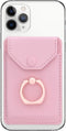 Cell Phone Card Holder RFID Ring Stand Stick on Wallet Card Holder for Back of Phone iPhone Android and All Smartphones Adhesive Credit Card Holde...