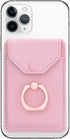 Cell Phone Card Holder RFID Ring Stand Stick on Wallet Card Holder for Back of Phone iPhone Android and All Smartphones Adhesive Credit Card Holde...