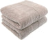 Cleanbear 100% Cotton Hand Towels for Bathroom, Ultra Soft and Highly Absorbent Face Towels 2-Pack, 13 x 28 Inch (Khaki)...