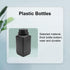 Heyiarbeit 5pcs Plastic Lab Chemical Reagent Bottle 1000ml/34oz Wide Mouth Sample Sealing Liquid Storage Container Black Cap...