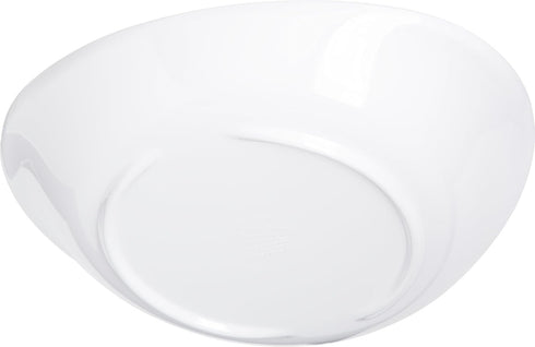 Carlisle FoodService Products Stadia Reusable Plastic Plate Pasta Plate for Home and Restaurant, Melamine, 9.5 Inches, White...