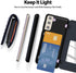 GOOSPERY Galaxy S21 Magnetic Bumper Case, Card Holder Wallet Case, Dual Layer Protection, Hidden Mirror, Kickstand Feature, Midnight Blue...