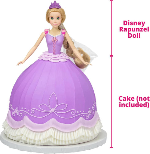 DecoPac Disney Princess Doll Signature Cake DecoSet Cake Topper, Plastic, Rapunzel, 11"...