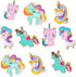 LUOZZY 10pcs Unicorn Enamel Pins Set Cute Pins for Backpacks Aesthetic Kawaii Animal Lapel Pin Brooch Pin Breastpin Unicorn Gifts Unicorn Party Su...