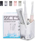 ZCCZ Toothbrush Holder for Bathroom - Perfect Electric or Kids Toothbrush Organizer - Premium White Marble Bathroom Accessory for Modern and Styli...