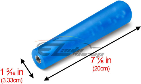 Blue Shift Knob Stick Frosted Matte Crystal Bubble Long Throw Gear Shifter 20cm...
