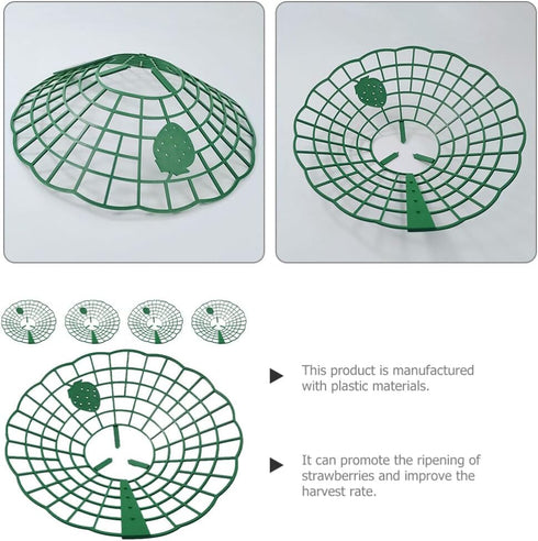 Strawberry Planting Rack Plant Shelf Outdoor 5pcs Garden Stand Plant Rack Outdoor Plastic Nude Strawberry Plastic Plants Plastic Strawberry Suppor...