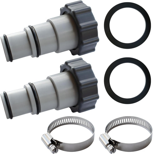 Pool Hose Adapter 1 1/4 to 1 1/2 Pool Hose Adapter 1.25 to 1.5 Pool Hose Adapter 1 1/2 Pool Hose Adapter 1 1/4 Hose Adapter Pool 1.5" and 1.25" Ty...