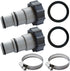Pool Hose Adapter 1 1/4 to 1 1/2 Pool Hose Adapter 1.25 to 1.5 Pool Hose Adapter 1 1/2 Pool Hose Adapter 1 1/4 Hose Adapter Pool 1.5" and 1.25" Ty...