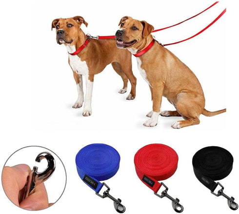 Dog Training Leash 50ft, 30ft, 20ft, and 15ft Long Leads, for Dog Training | Extra Long Line Dog Leash with Handle Great for Puppies & Dogs Traini...