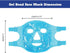 Face Gel Mask Cooling, Cold And Hot, Reduce Puffiness, Dark Circles, Swelling, Headache, Ice Pack Reusable, Skin Care, Therapy (Face Mask Blue)...