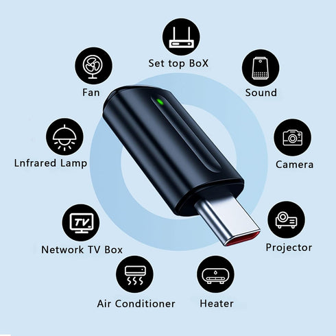 Universal Mini Smart IR Remote Controller Android Mobile Phone Infrared Controller Smartphone Infrared Controller Adapter for Using in Control Mos...