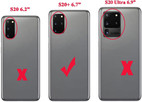 Ubrokeifixit Galaxy S20+,S20 Plus Rear Back Glass Cover Replacement for Samsung Galaxy S20+ G985 6.7",S20+ 5G G986,Pre-Cut Tape(Gray+Camera Lens)...