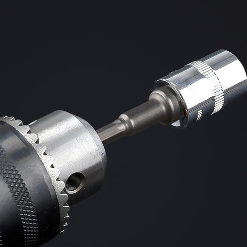 OIIKI 2 Pack 1/2 inch Square Socket Adapter Bit Set, Hex Impact Driver Power Bits, Extension Socket Adapter for Automotive DIY-1/4 Hex Shank...