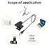 Charger Suitable for Fitbit Charge 2 Replacement USB Charger Charging Cable for Fitbit Charge 2 Smart Watch with Chip Protection - USB Charging Ca...