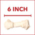 Pet Factory American Beefhide 6-7" Knotted Bones Dog Chew Treats - Natural Flavor, 3 Count/1 Pack...
