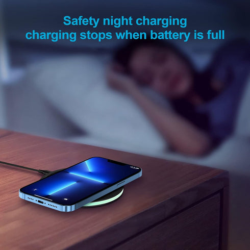 15W Wireless Charger Fast Charging Pad Compatible Google Pixel 8, 7 Pro, 7, 6, 6 Pro, 5, 4, 4 XL, 3, 3 XL, Pixel Buds, Samsung Galaxy S24 S23 S22 ...