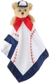 Bearington Collection Lil’ Slugger Snuggler Plush Baseball Lovey for Baby - 15 in Plush & Satin Security Blanket - Soft Teddy Bear Infant & Toddle...