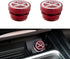 Aluminum Dustproof Plugs Billet Dust Plugs 2PCS 12 Volt Replacement Kit Anodized Aluminum Auto Parts for Most Cars (Red)...