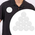 SEWACC Sublimation Keychain Blanks 20 Pcs Blank Button Making Supplies Round Badge Button Parts Metal Button Pin Badges for Button Maker Machine D...