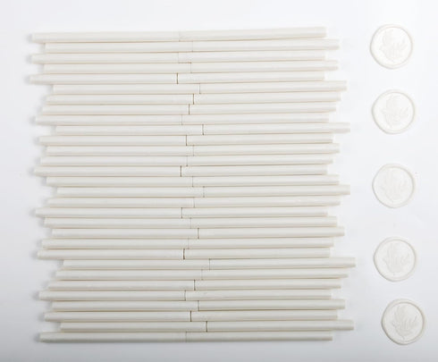 Wax Seal Sticks, ONWINPOR 60pcs Glue Gun Wax Sealing Sticks for Wax Seal Stamp, Glue Gun Wax Sticks Great for Letter Sealing (60, Pearl White)...