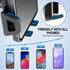 Car Phone Holder Dashboard & Windshield Cell Phone Mount for Smartphones and GPS Devices Secure Adjustable Universal Cell Phone Holder...