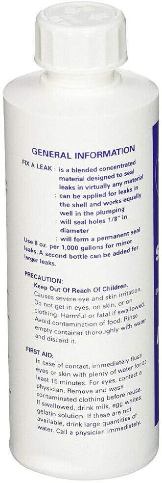 for Marlig Fix-A-Leak for Pool Spa Hot Tub Leak Sealer Repair Liquid FIXALEAK 8oz...