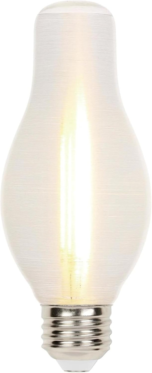 Westinghouse Lighting 5276000 6.5 Watt (60 Watt Equivalent) Glowescent H19 Dimmable Clear Spun-Satin LED Light Bulb, Medium Base...