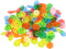 100 Pcs Clear Plastic Round Golf Ball Position Markers for Golf and Baseball Mixed Colors...