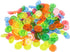 100 Pcs Clear Plastic Round Golf Ball Position Markers for Golf and Baseball Mixed Colors...