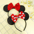Mouse Ears,Mouse Ears Headband,Halloween Headbands for Women,2 Pcs Mouse Ear Costume Headbands for Christmas Birthday Party,Shiny Sequin Bow Mouse...